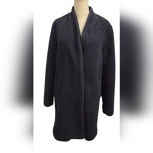 Nice Things Navy Teddy Bear Coat